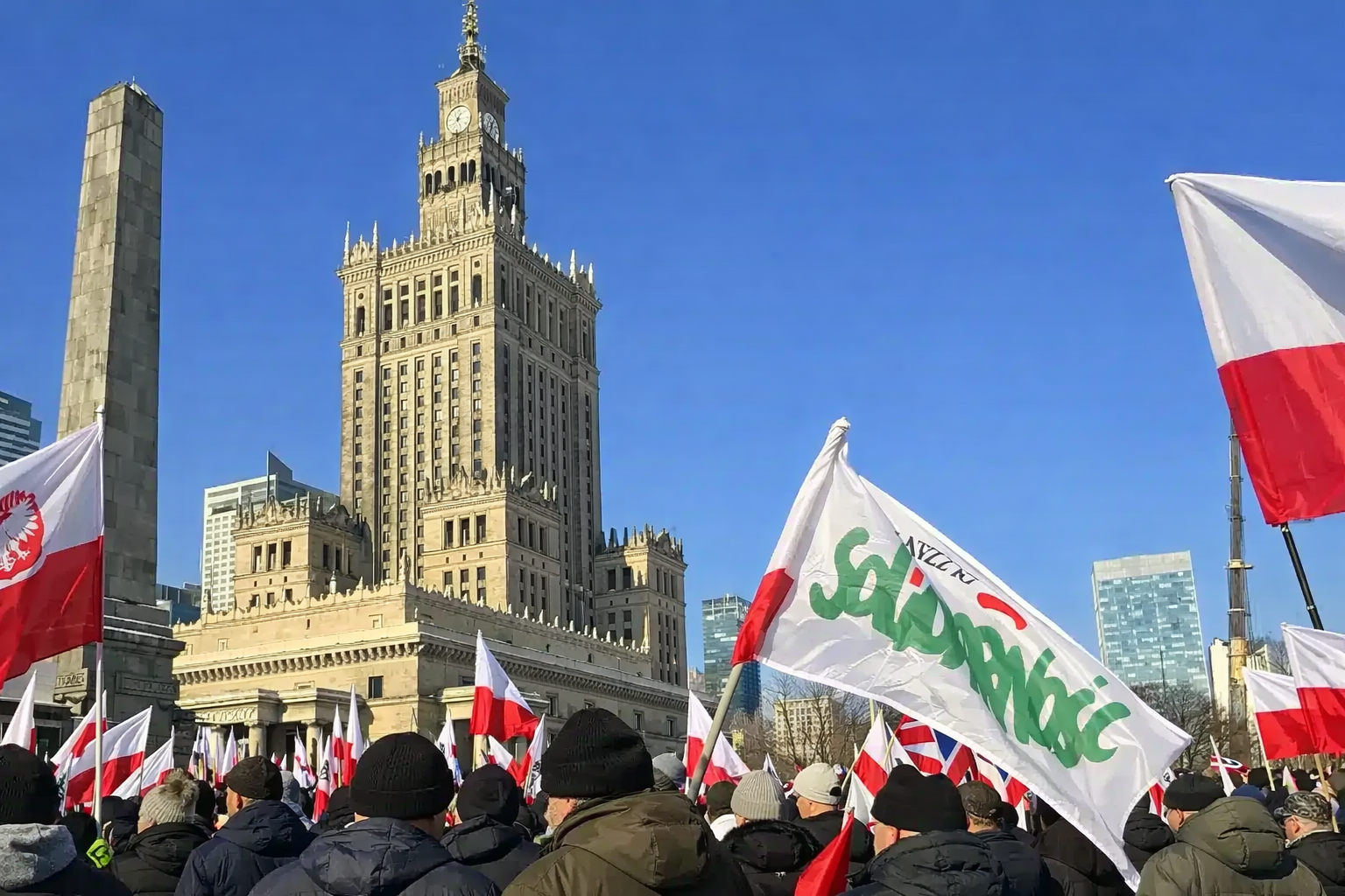 Warszawa staje w miejscu. Ogólnopolski protest w stolicy