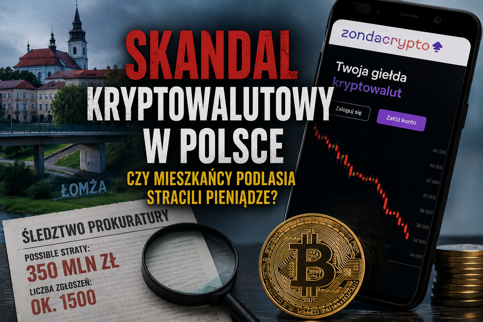 Kryptowalutowy skandal w Polsce nabiera tempa. Czy sprawa może dotyczyć także mieszkańców Podlasia?