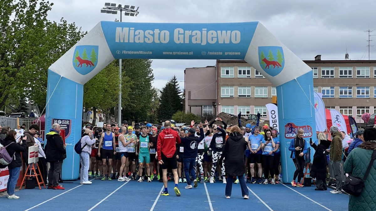 Bieg Wilka ponownie opanował Grajewo. Tłumy uczestników, sportowe emocje i świetna atmosfera