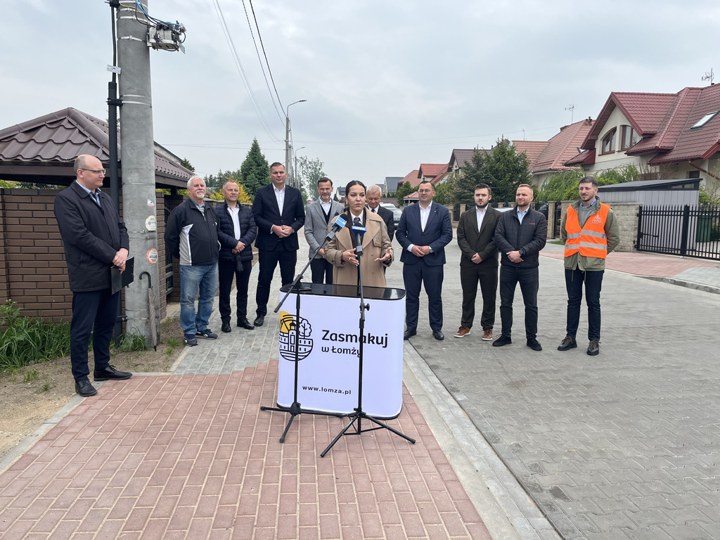 Ulica Kalinowa po przebudowie. Mieszkańcy czekali 30 lat