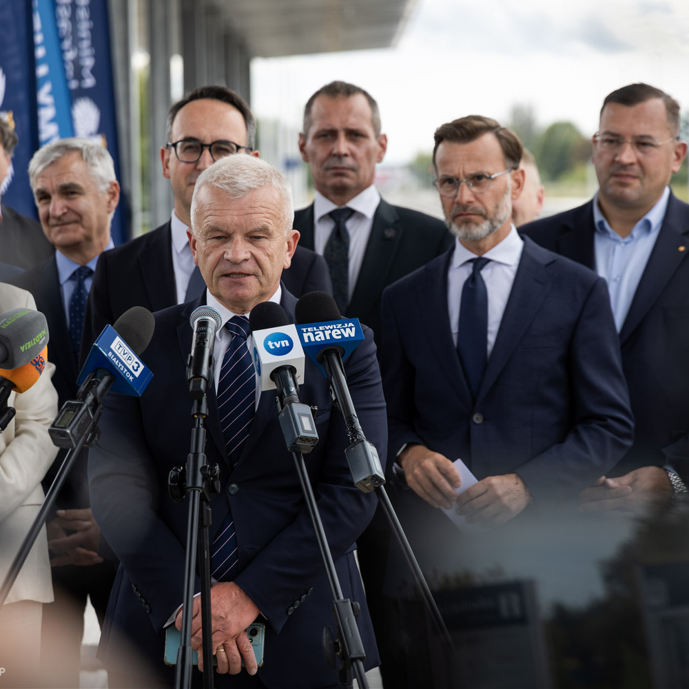 Nowoczesny dworzec kolejowy w Łomży